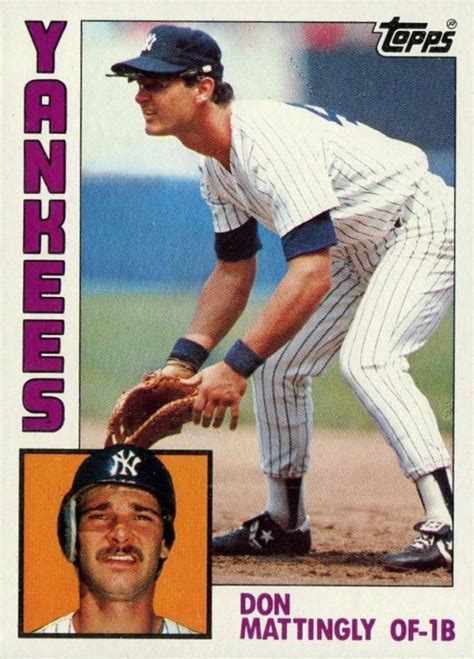 don mattingly 1989|don mattingly 1984 topps.